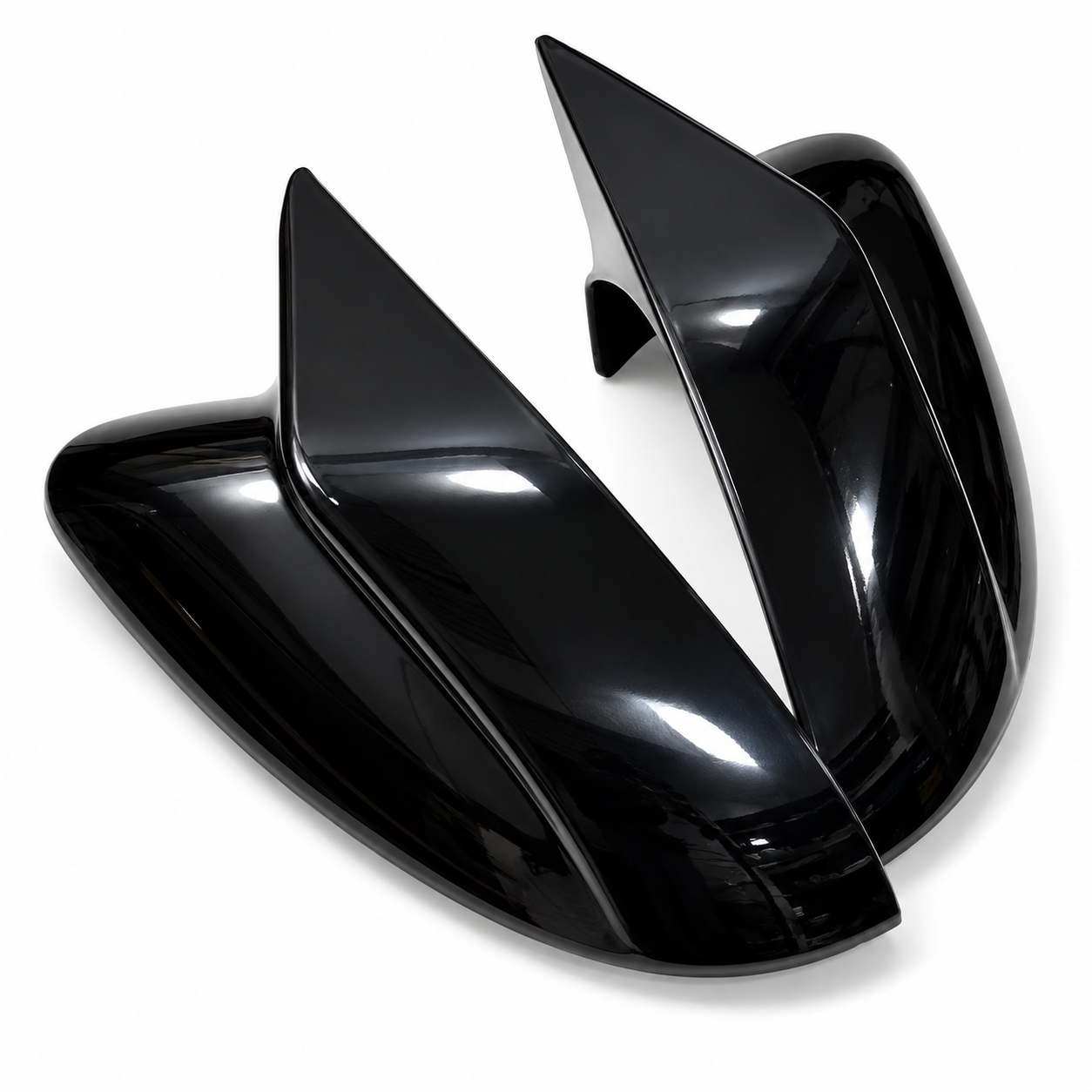 Batman Style Mirror Cover Fits For Tata Punch/Nexon/Tiago/Tigor | Aftermarket ABS Mirror Covers