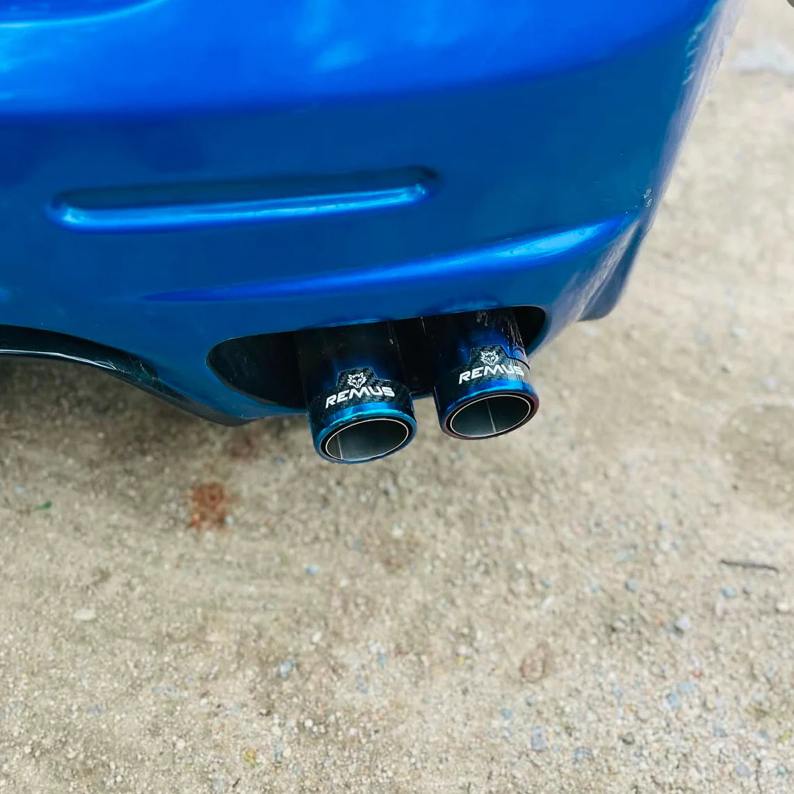 Remus Valvetronic Exhaust – Dual Burnt Tips with Remote Valve Control