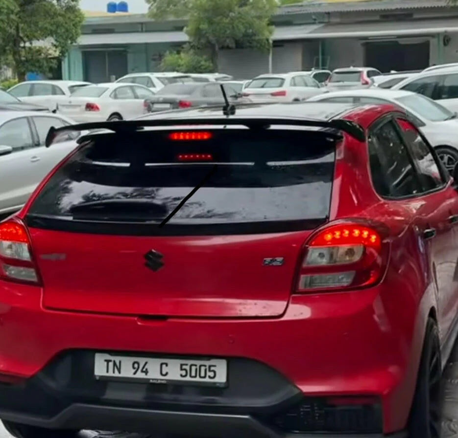 Universal Rear Roof Spoiler for Hatchbacks & SUVs – Gloss Black Sport Wing