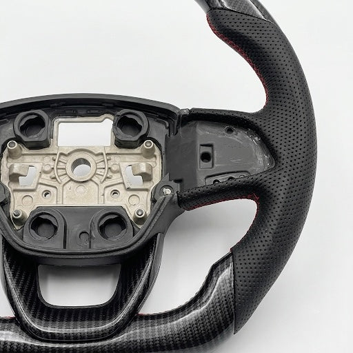 Mahindra Thar ROXX Carbon Finish Steering Wheel – Premium Aftermarket Interior Upgrade