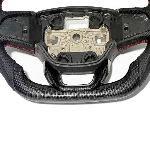 Mahindra Thar ROXX Carbon Finish Steering Wheel – Premium Aftermarket Interior Upgrade