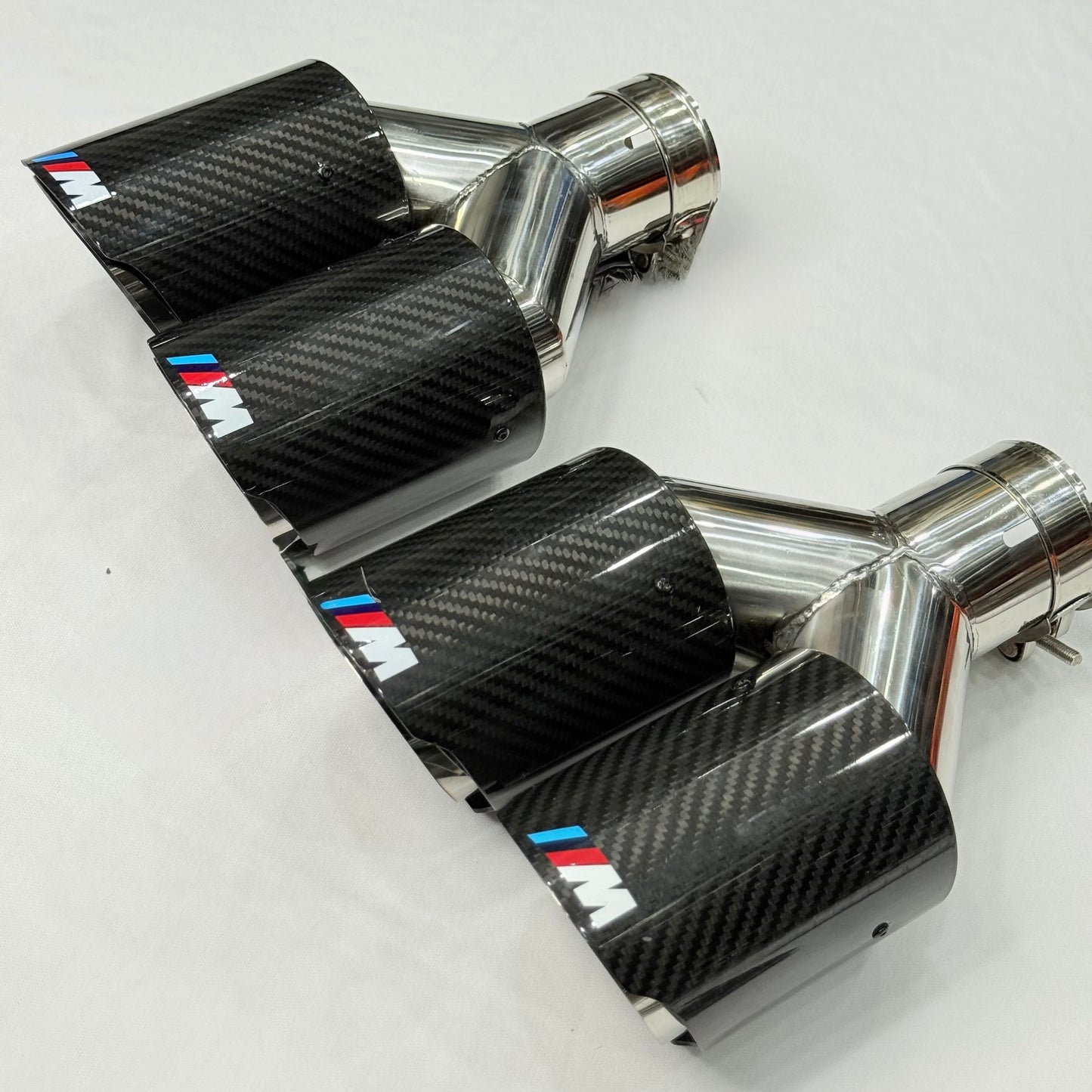 bmw m performance dual carbon fiber exhaust tip
universal carbon fiber dual exhaust tip
stainless steel bmw style exhaust tip
aftermarket dual outlet performance exhaust tip
premium bmw m style carbon exhaust tip