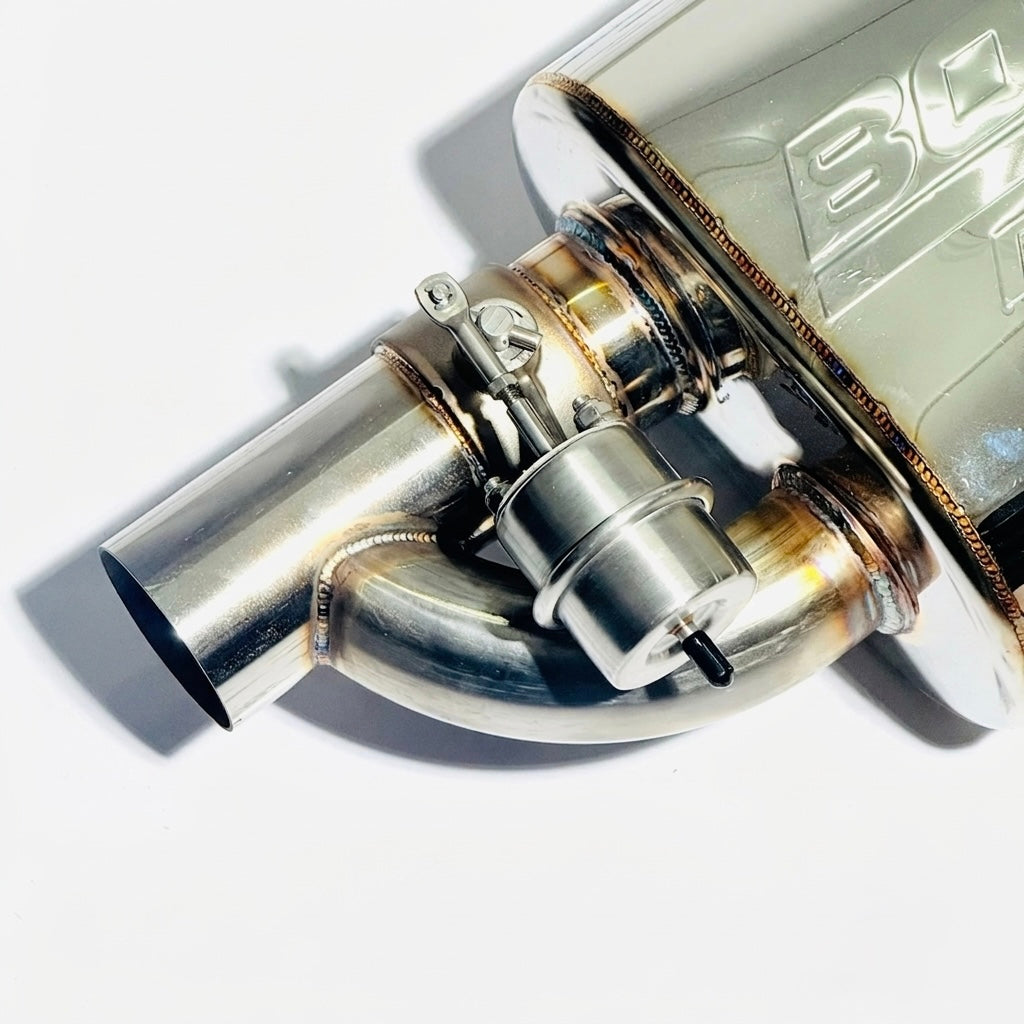Borla Single Tip Valvetronic Exhaust – Remote-Controlled Performance Muffler