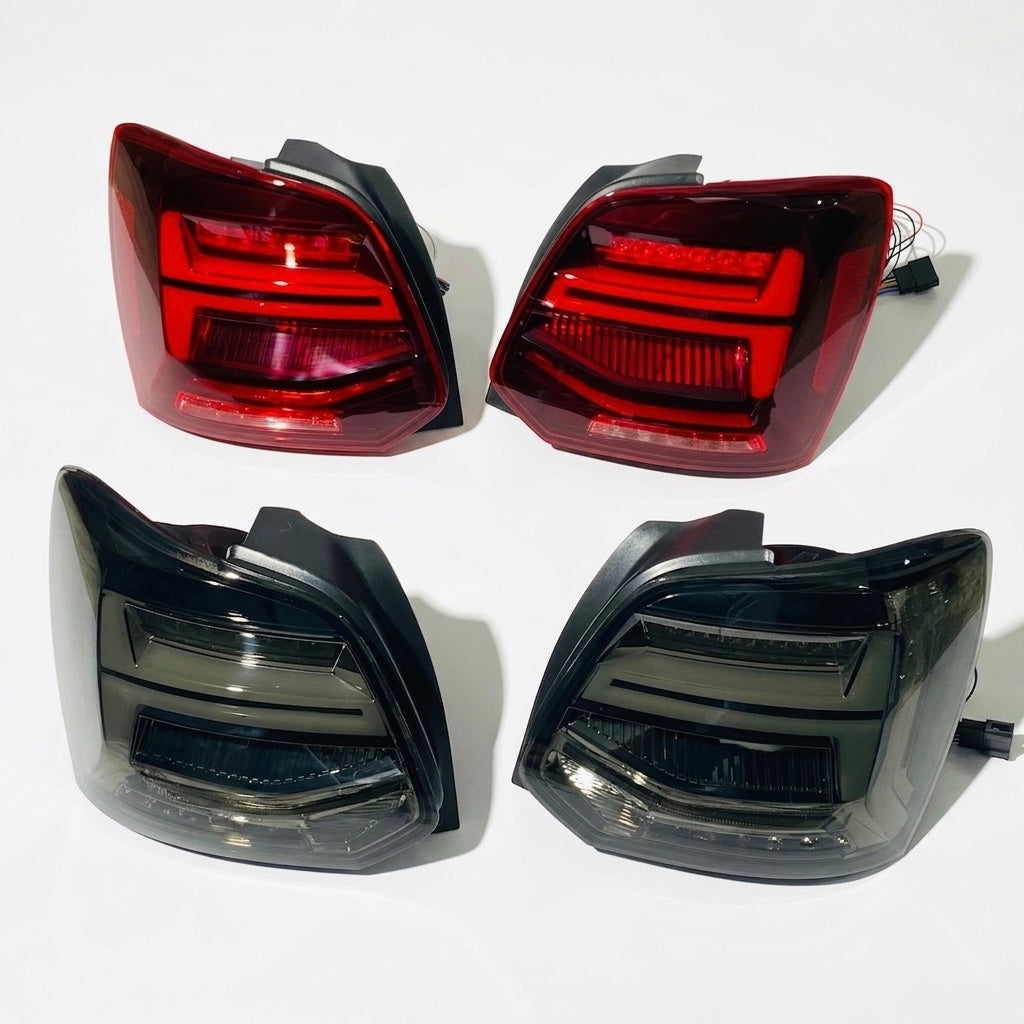 vw polo audi q2 style led tail lights
aftermarket led tail lights for vw polo
premium rear lights volkswagen polo
smoked audi q2 style tail lamps
vw polo high end led tail light upgrade