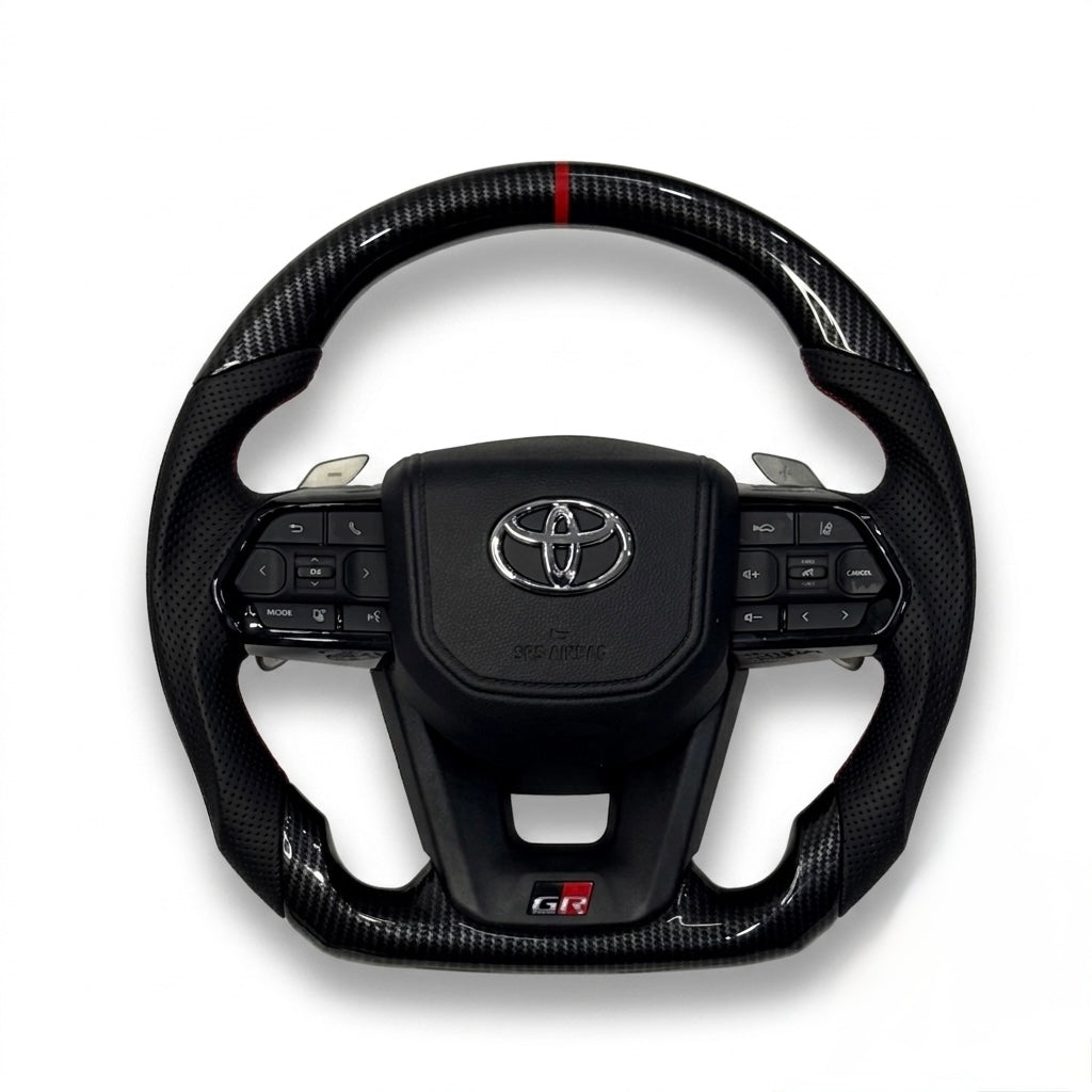 toyota fortuner carbon fiber steering wheel
innova crysta carbon steering wheel
toyota hilux sport steering wheel
innova hycross carbon finish steering wheel
premium toyota steering wheel upgrade