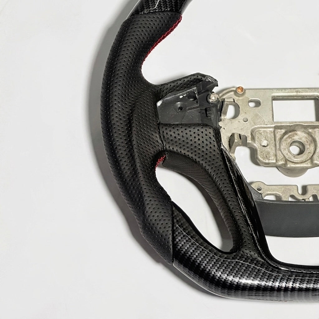 Mahindra Thar Carbon Fiber Finish Steering Wheel – Premium Sport Interior Upgrade