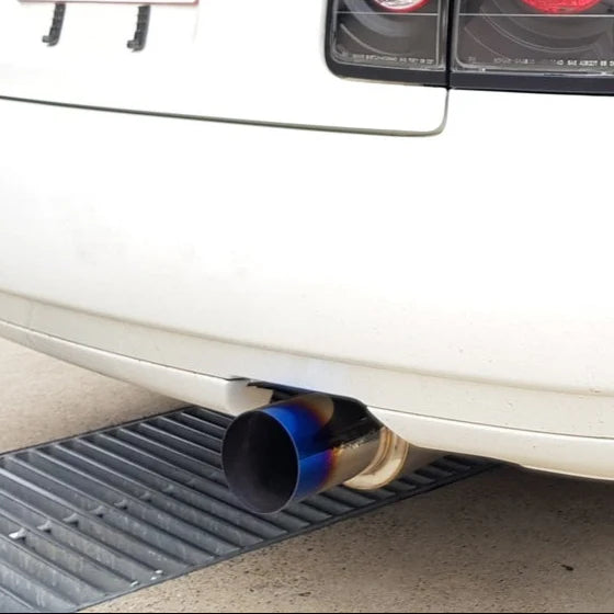 HKS Single Burnt Tip Free Flow Exhaust Muffler – Universal Performance Upgrade