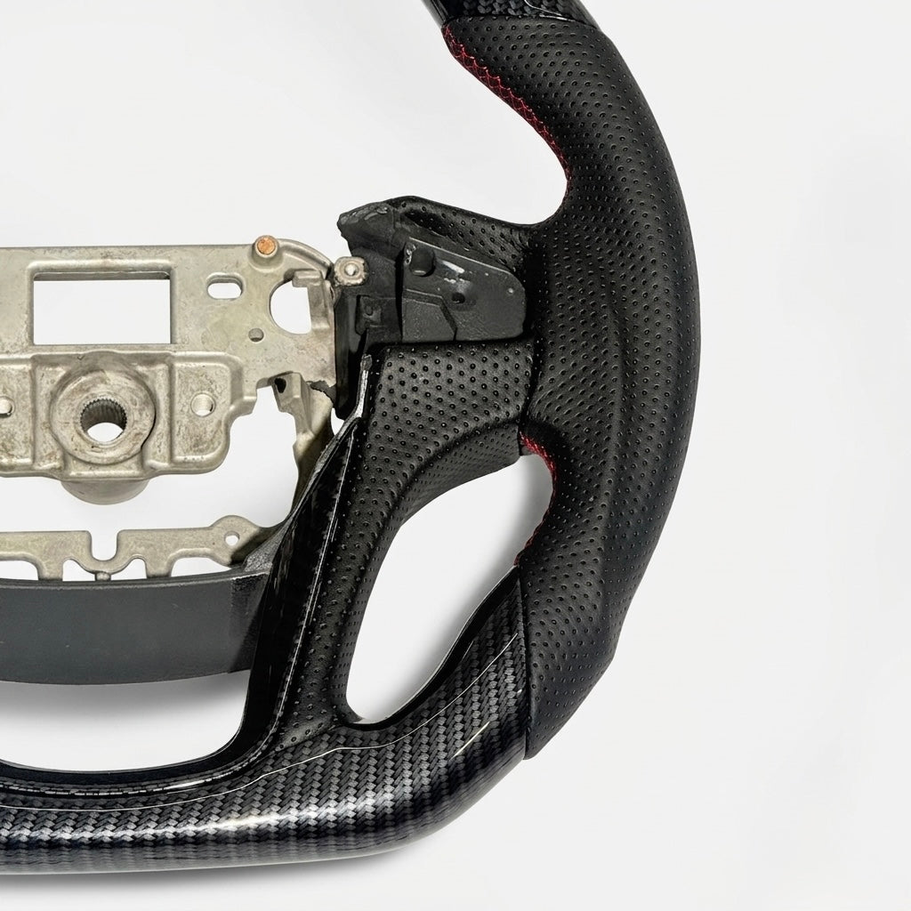 Mahindra Thar Carbon Fiber Finish Steering Wheel – Premium Sport Interior Upgrade