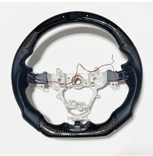 Maruti Suzuki Swift Original Carbon Fiber Steering Wheel with LED Rev Lights – Premium Sport Interior Upgrade