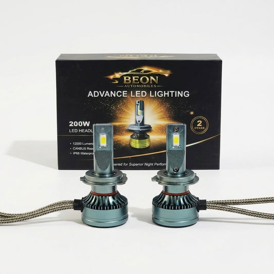 BEON 200W LED Headlight Bulbs – Superior Night Visibility Upgrade