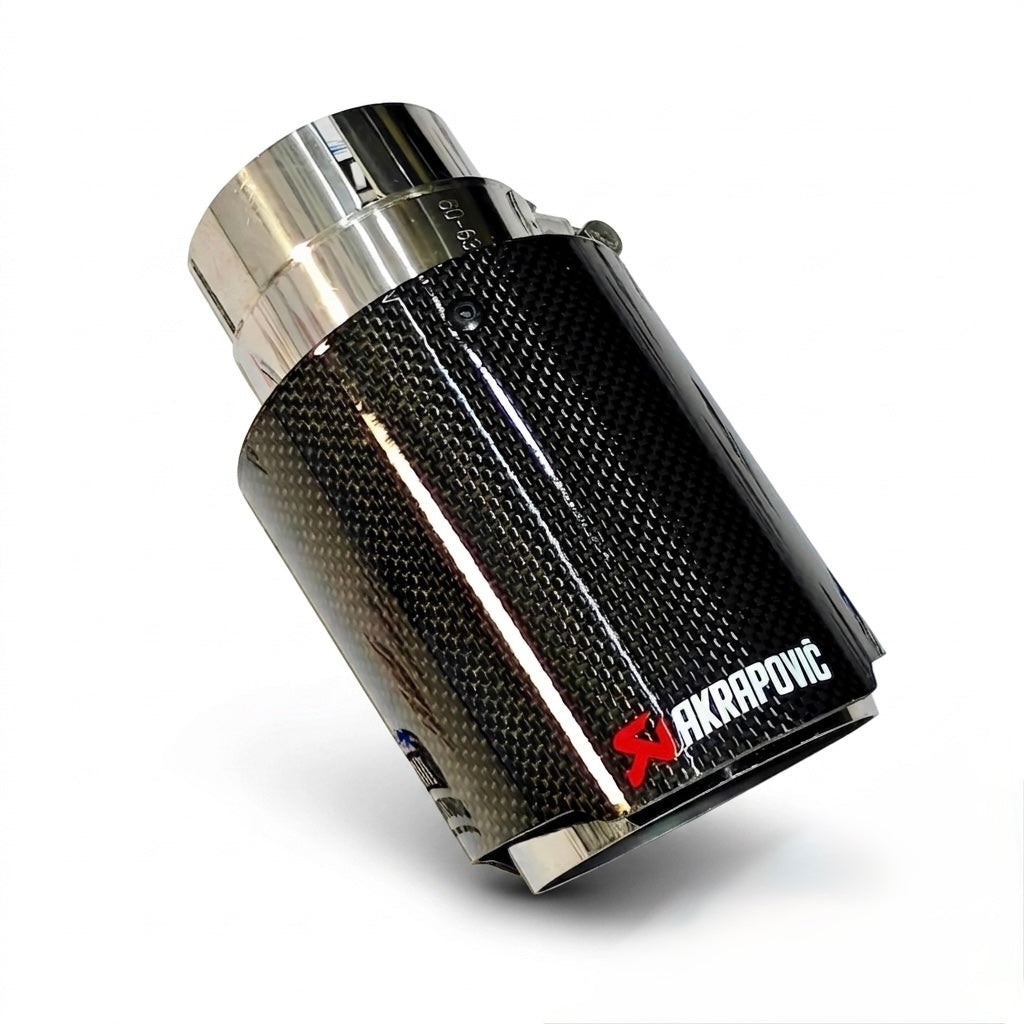 akrapovic inspired gloss carbon big single exhaust tip
angle adjustable carbon fiber exhaust tip
universal gloss carbon stainless steel exhaust tip
aftermarket performance single exhaust tip
premium adjustable gloss carbon exhaust tip