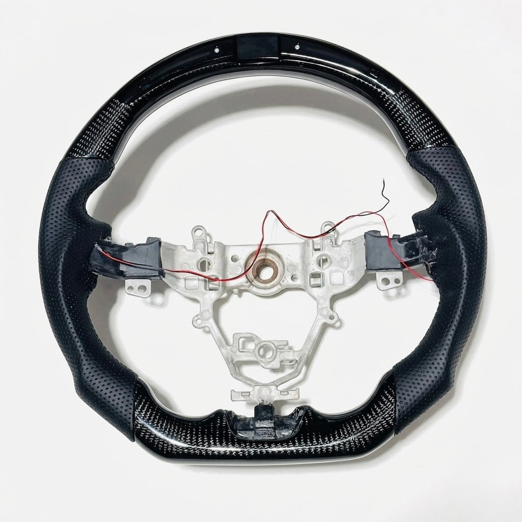 maruti suzuki swift carbon fiber steering wheel
swift steering wheel with led rev lights
original carbon fiber steering wheel for swift
flat bottom swift performance steering wheel
premium interior upgrade for maruti swift