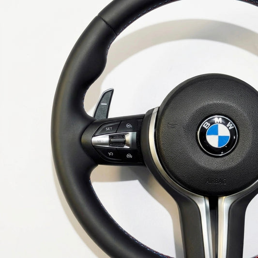 BMW 5 Series F10 Leather Sport Steering Wheel with Paddle Shifters – Premium OEM+ Interior Upgrade
