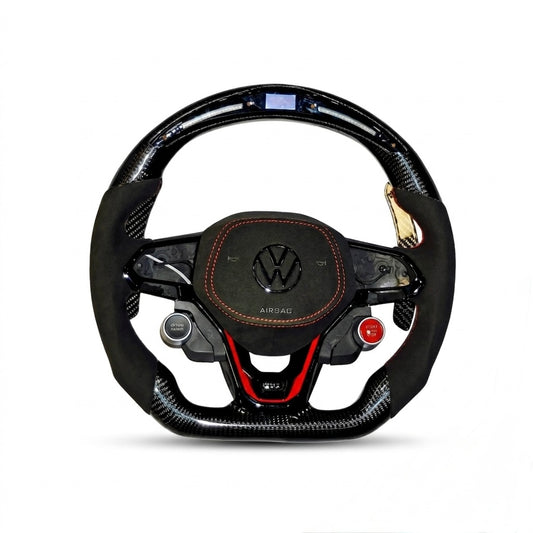 vw virtus carbon fiber alcantara steering wheel
original carbon steering wheel for vw virtus
virtus steering wheel with led rev lights
paddle shifter steering wheel for volkswagen virtus
premium alcantara steering wheel for vw virtus