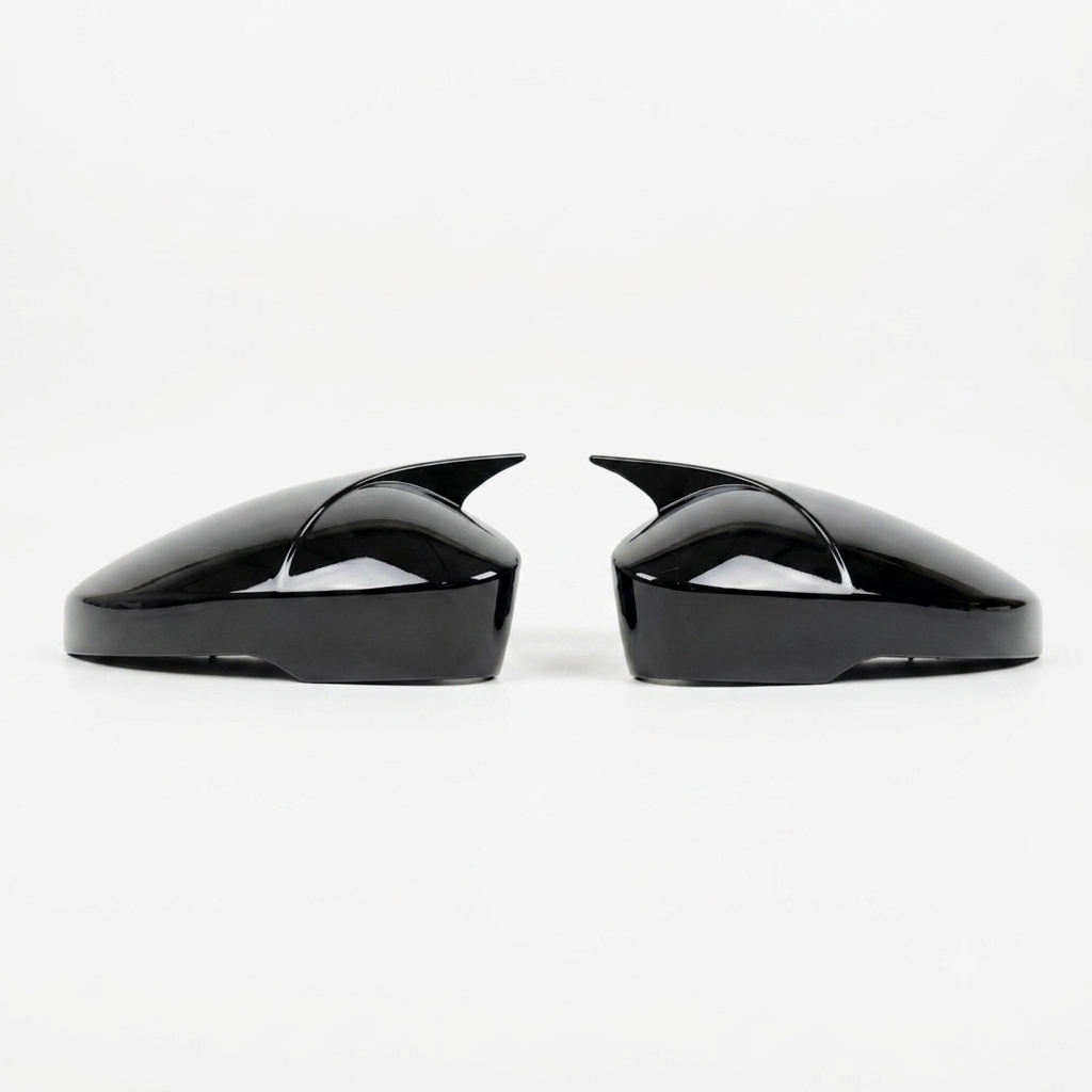 Batman-Style Mirror Covers for VW Virtus, Taigun, Skoda Slavia & Kushaq – Premium ABS with LED Indicator