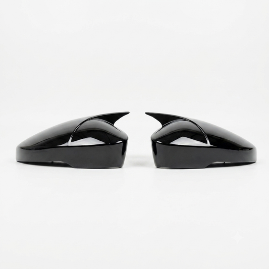 Batman-Style Mirror Covers for VW Virtus, Taigun, Skoda Slavia & Kushaq – Premium ABS with LED Indicator