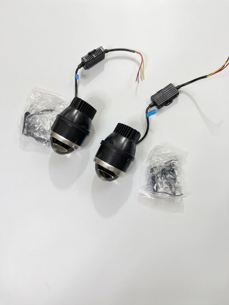 3-Inch Tri-Color Bi-LED Fog Lamps – High Visibility Universal Upgrade