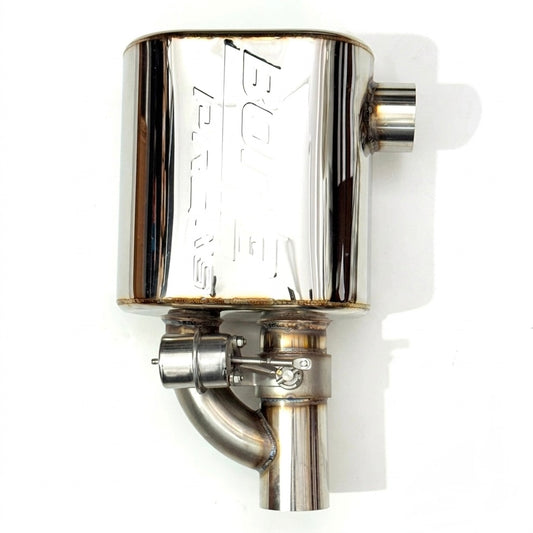 Borla Valvetronic Single Tip Exhaust with Side Inlet – Remote-Controlled Performance Muffler