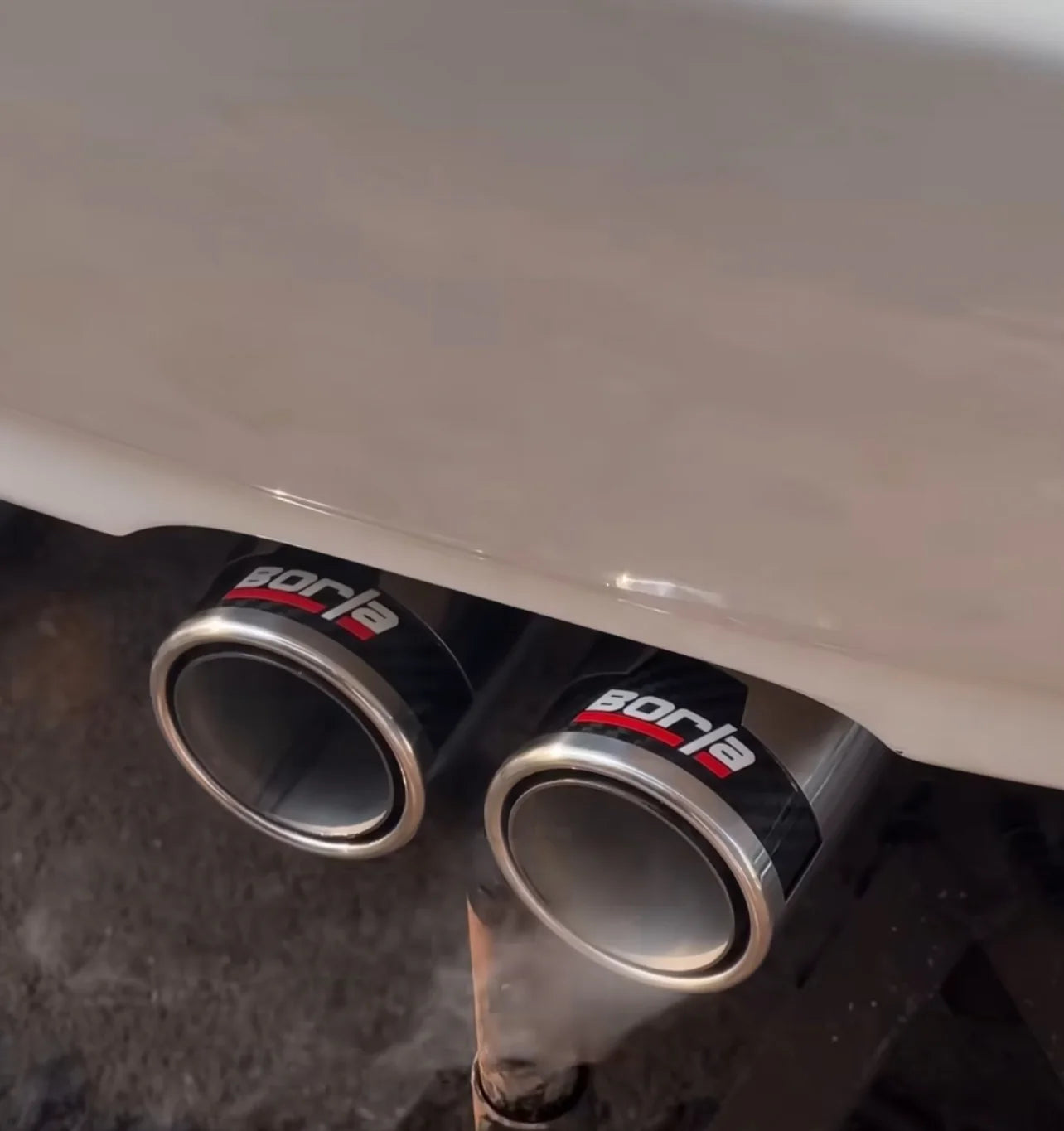 Borla Valvetronic Exhaust – Dual Carbon Fiber Tips with Remote Valve Control