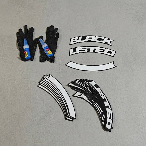 sporty tyre sidewall lettering kit
