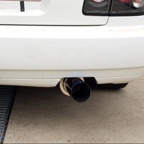 HKS Single Burnt Tip Free Flow Exhaust Muffler – Universal Performance Upgrade