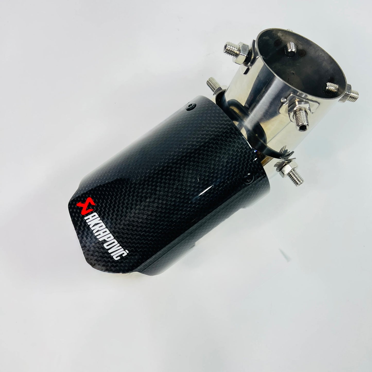 akrapovic inspired gloss carbon big single exhaust tip
angle adjustable carbon fiber exhaust tip
universal gloss carbon stainless steel exhaust tip
aftermarket performance single exhaust tip
premium adjustable gloss carbon exhaust tip
