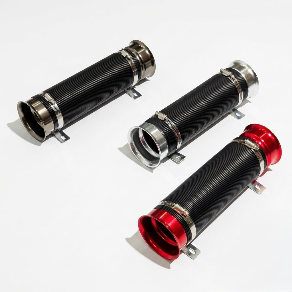 Flexible Cold Air Intake Pipe – 3-Inch High-Flow Performance Tube | Universal Fit