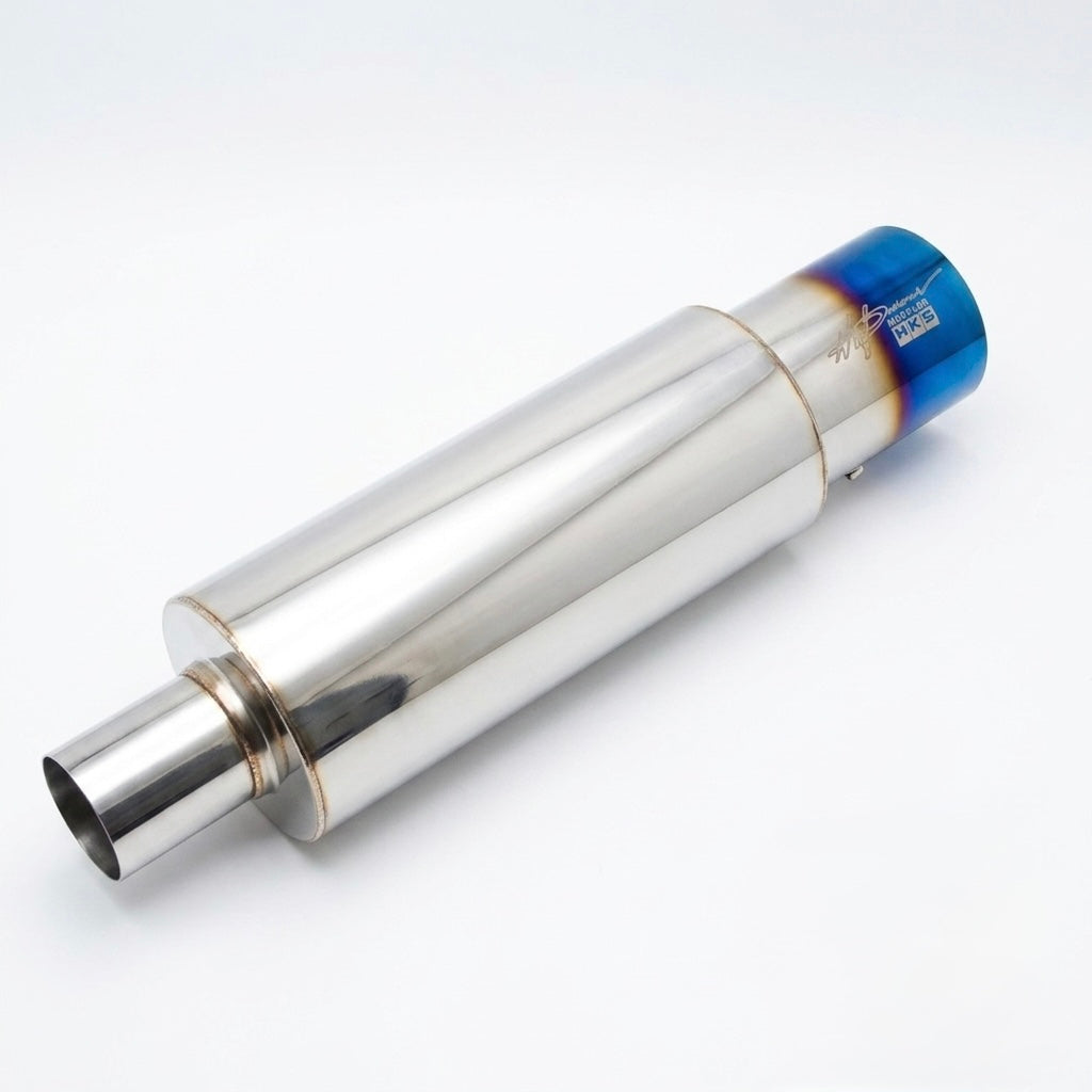 hks single burnt tip exhaust muffler
universal free flow performance exhaust
burnt tip stainless steel muffler
hks style single tip exhaust
aftermarket universal exhaust muffler
