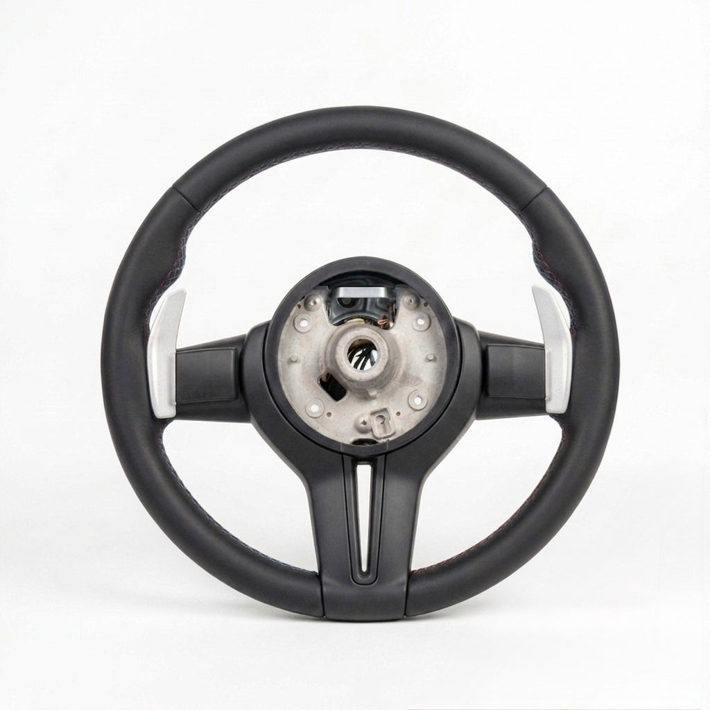 BMW 5 Series F10 Leather Sport Steering Wheel with Paddle Shifters – Premium OEM+ Interior Upgrade