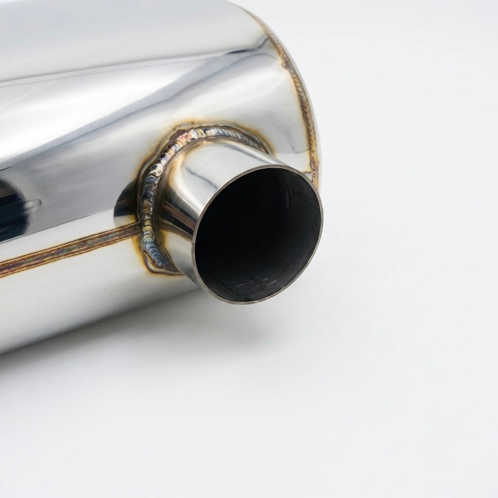 Borla Valvetronic Single Tip Exhaust with Side Inlet – Remote-Controlled Performance Muffler