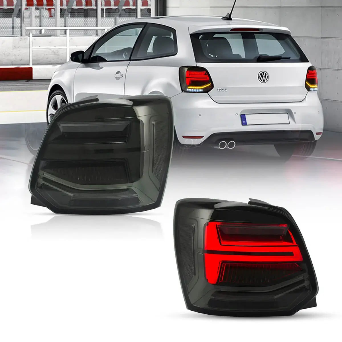 VW Polo Audi Q2-Style LED Tail Lights – Premium Rear Light Upgrade