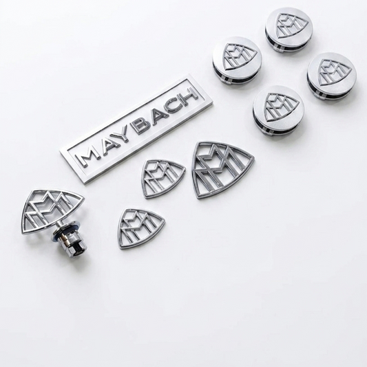 mercedes maybach complete exterior logo kit
premium maybach emblem and badge set
chrome maybach exterior badges
mercedes benz maybach logo kit
luxury maybach emblem kit for mercedes