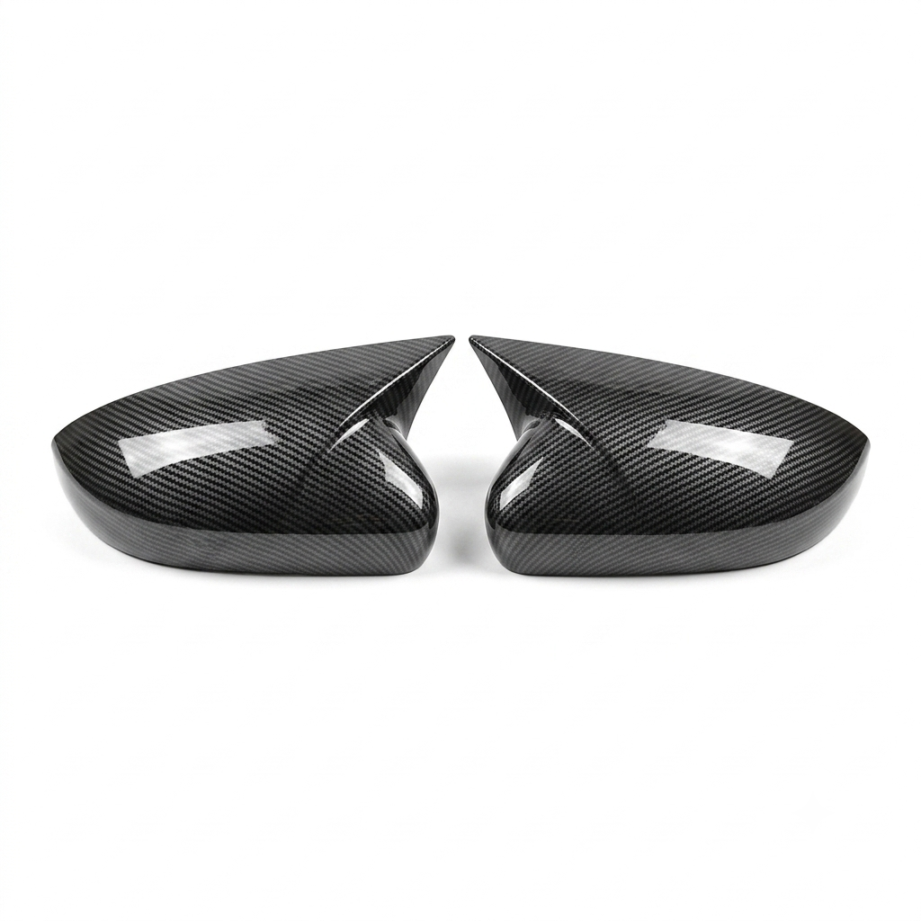 VW Polo, Vento & Ameo Batman Style Mirror Covers with Indicator – Premium ABS Caps