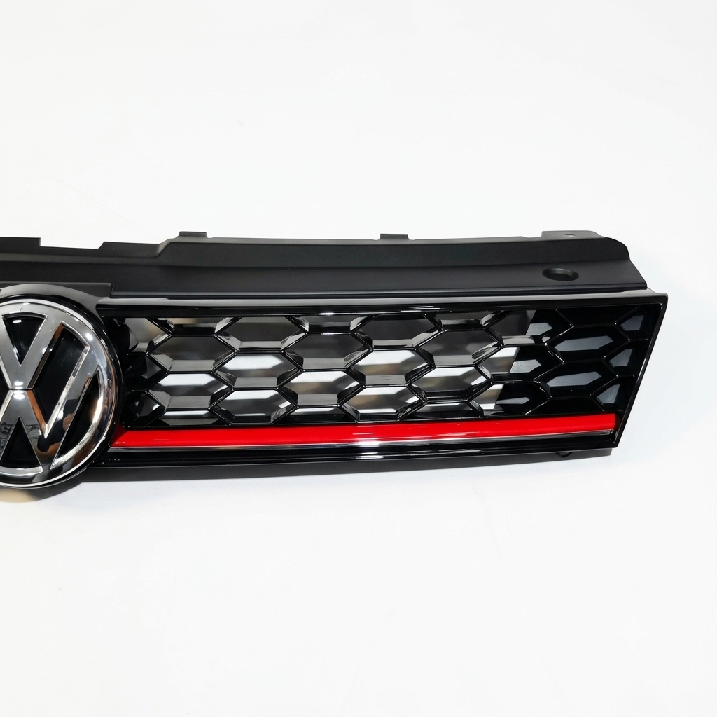 VW Polo & Vento GTI Front Grille – Gloss Black Sport Style Radiator Grill