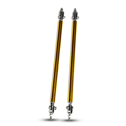 Universal Extendable Splitter Rods 20CM | Adjustable Front Bumper Support Rods