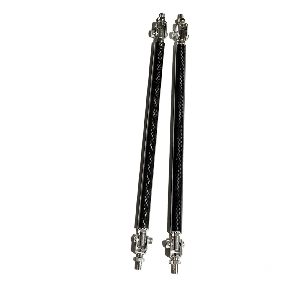 Universal Extendable Splitter Rods 20CM | Adjustable Front Bumper Support Rods