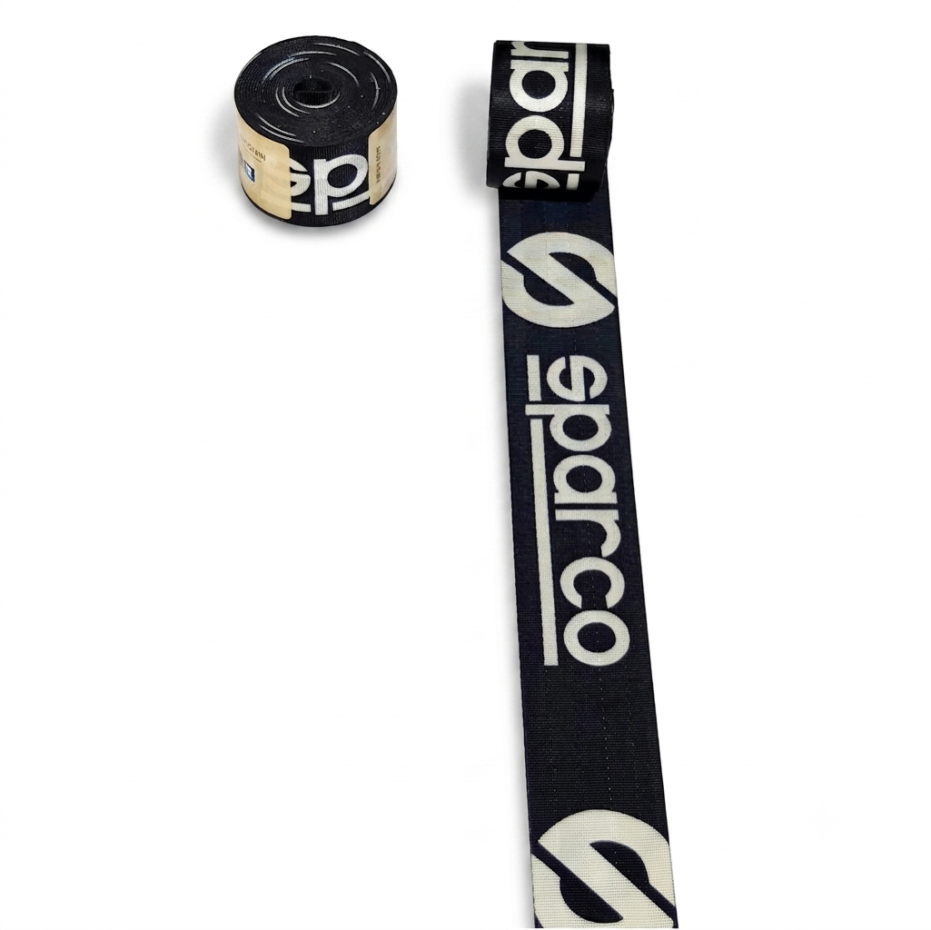 Sparco Racing Seat Belt Webbing – High-Strength Polyester Strap (Single Piece)