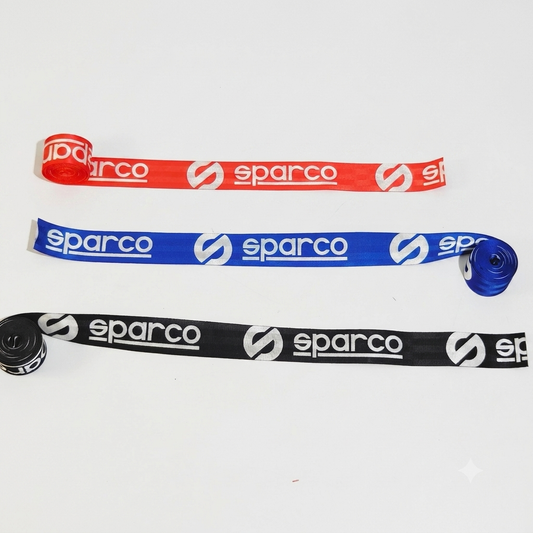 Sparco Racing Seat Belt Webbing – High-Strength Polyester Strap (Single Piece)