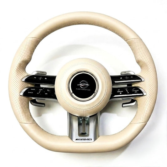 beige performance steering wheel for mercedes amg
aftermarket mercedes benz amg steering wheel
premium beige leather steering wheel upgrade
ergonomic steering wheel compatible with mercedes amg
luxury beige steering wheel for mercedes benz