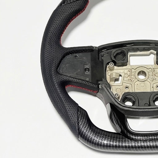 Mahindra Thar ROXX Carbon Finish Steering Wheel – Premium Aftermarket Interior Upgrade