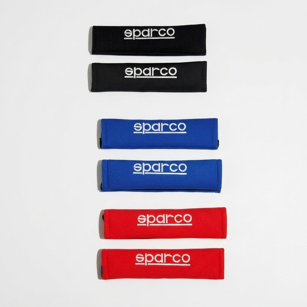 sparco seat belt shoulder pads
universal racing seat belt cushions
sparco style seat belt comfort pads
premium car seat belt shoulder covers
universal seat belt pads for cars
