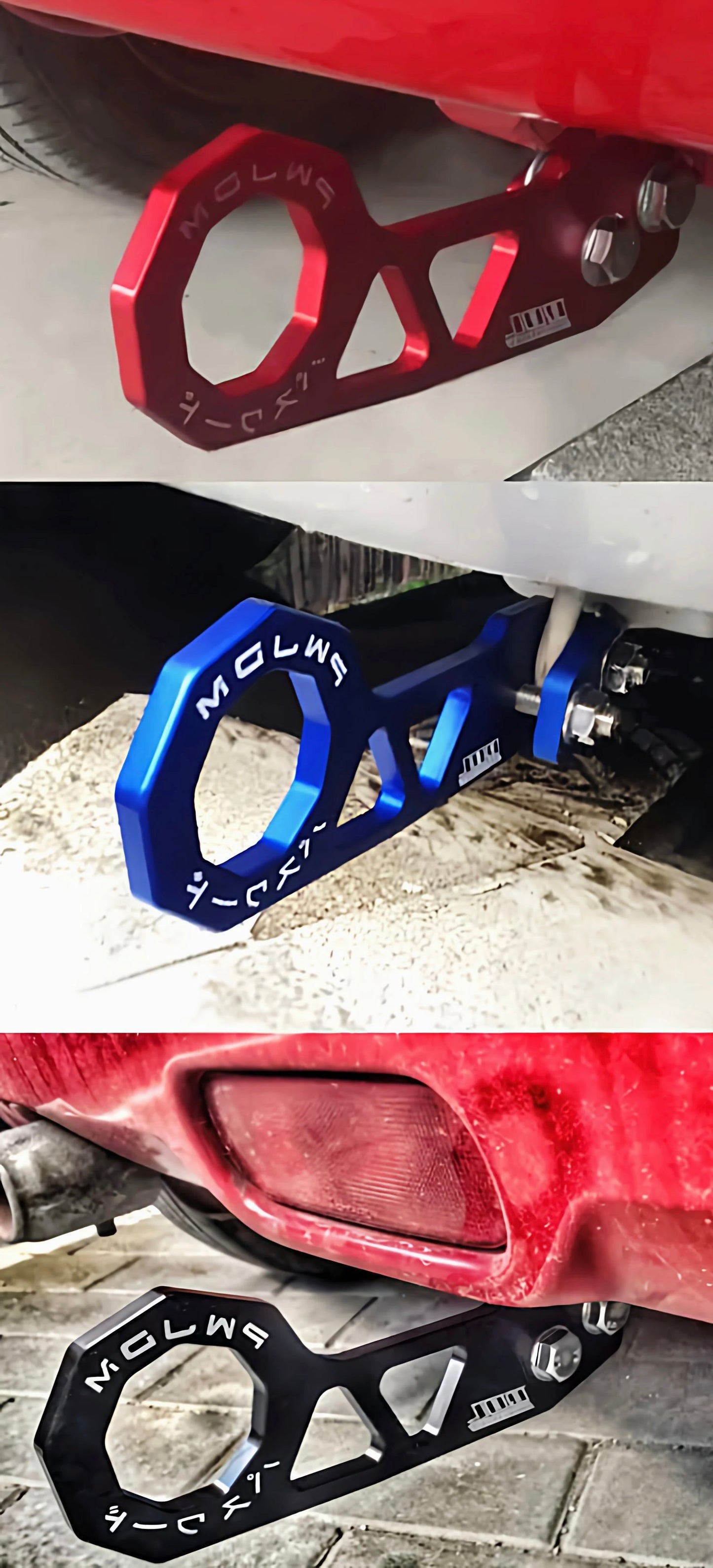Universal Racing Rear Tow Hook – CNC Aluminum Performance Tow Strap Ring