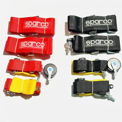 sparco style 4 point racing harness black
sparco style 4 point racing harness red
universal racing seat belt harness
adjustable 4 point harness for cars
motorsport style racing harness black red