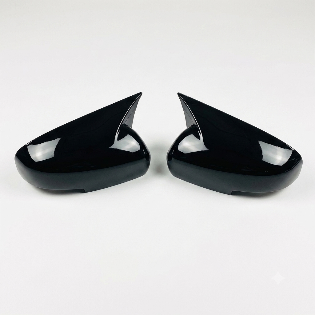 Batman-Style Mirror Covers for Swift, Baleno, Glanza & Ignis (2018+) – Premium ABS with LED Indicator